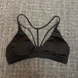 New! VICTORIAS SECRET padded sports bra w/ front straps XS